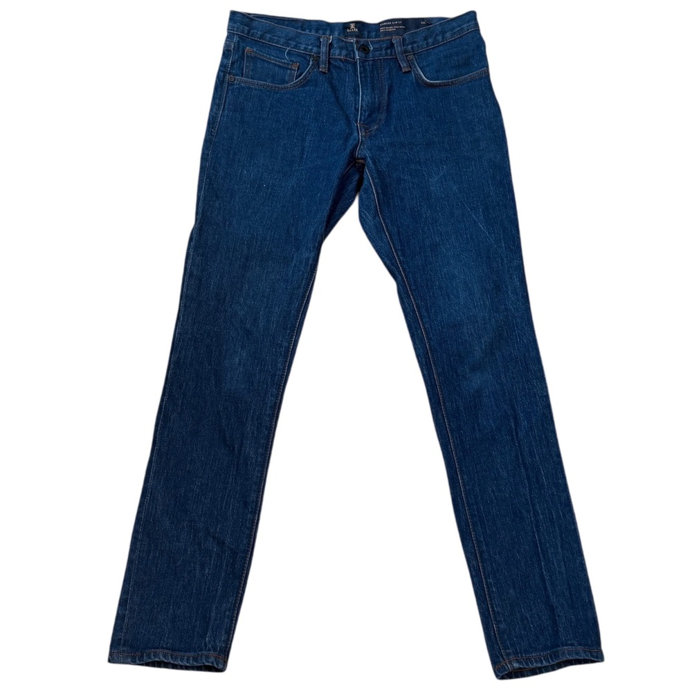 Roark HWY 133 Denim Mens 32x32 Standard Slim Fit Jeans Dark Indigo Blue Cotton